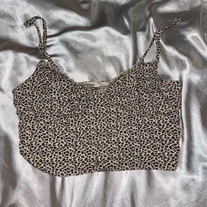 animal print tank top